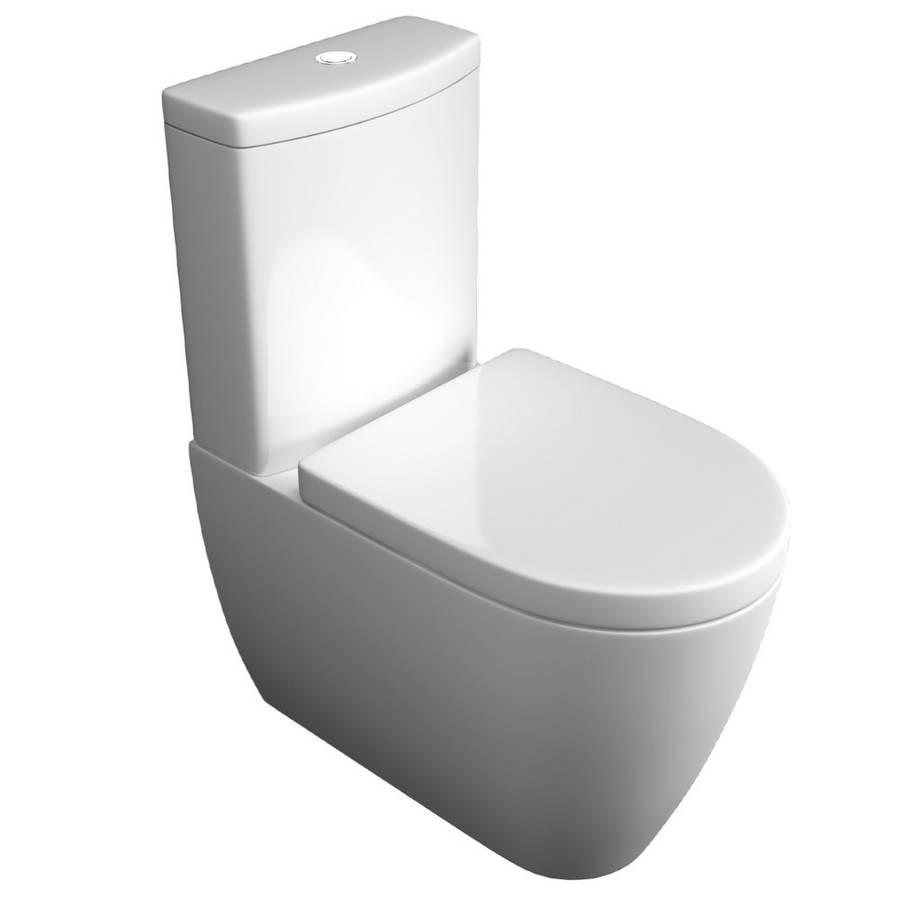 Kartell Genoa Round Closed Back Close Coupled WC Pan and Cistern