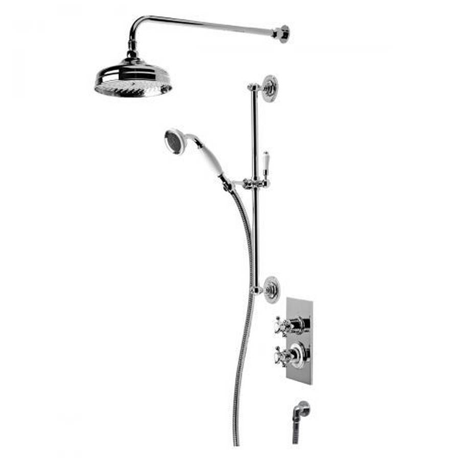 Roper Rhodes Henley Dual Function Concealed Diverter Shower System with Fixed Head & Shower Kit