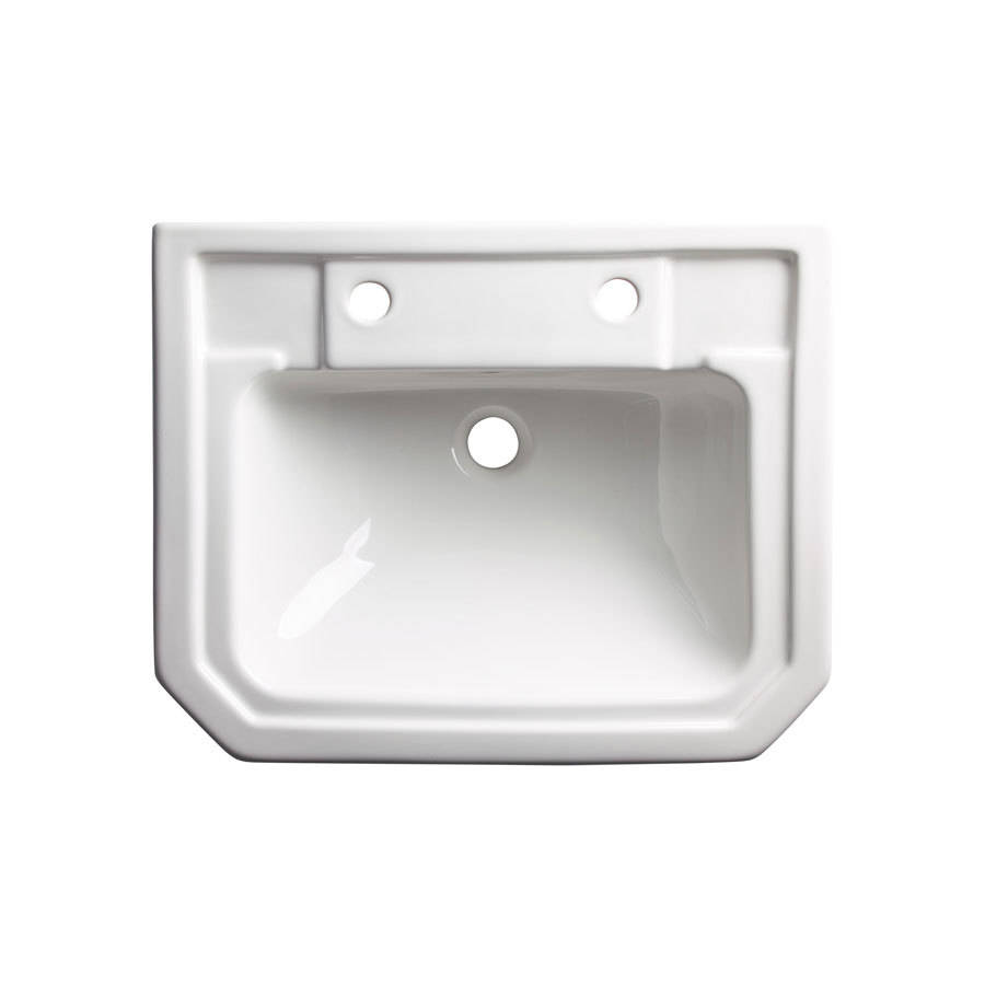 Tavistock Vitoria 550mm 2 Tap Hole Semi-Countertop Basin