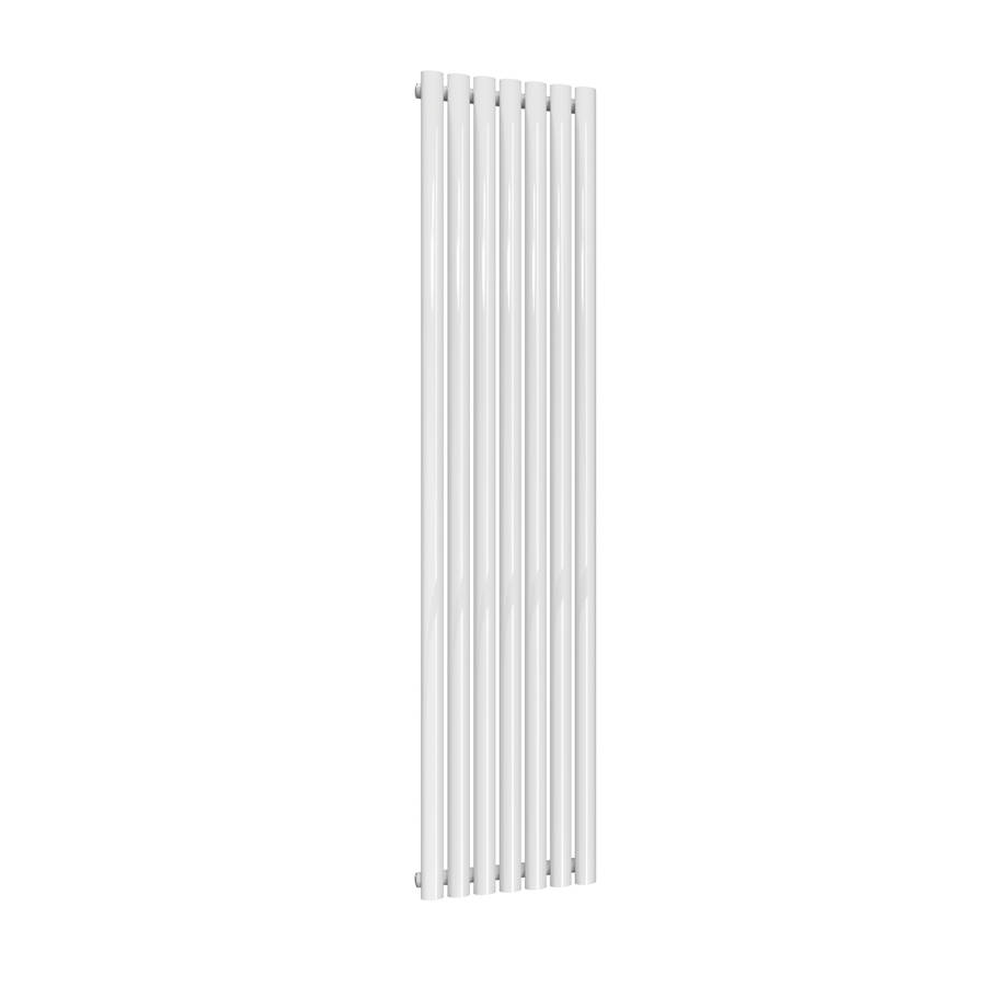 Reina Neval Single Vertical Aluminium Radiator 1800 x 404mm - White