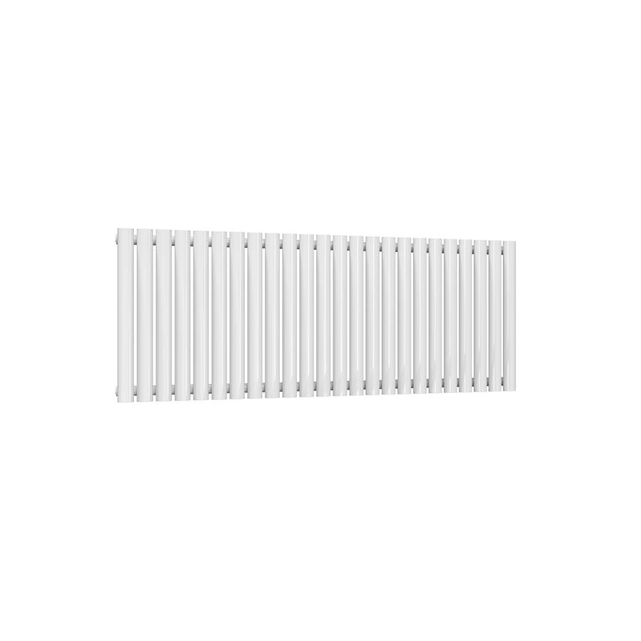 Reina Neval Single Horizontal Aluminium Radiator 600 x 1407mm - White