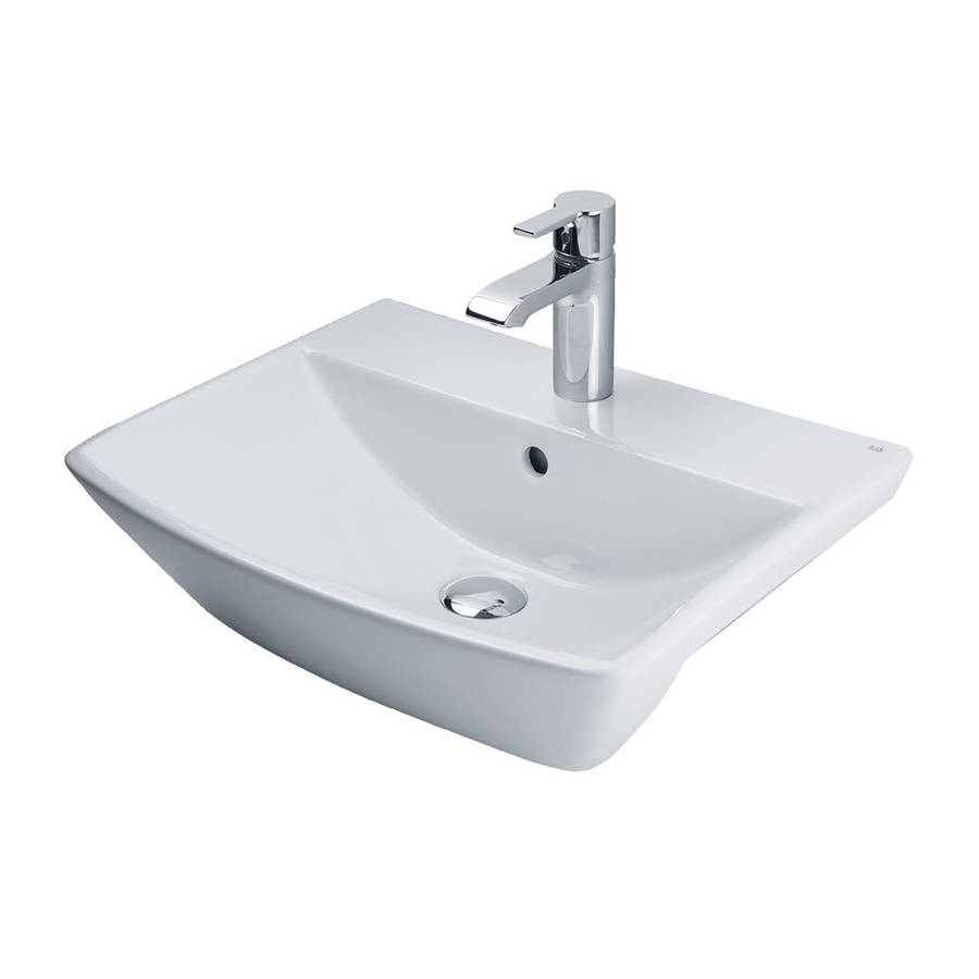 Essential Jasmine 500mm Vessel Basin 1 Tap Hole