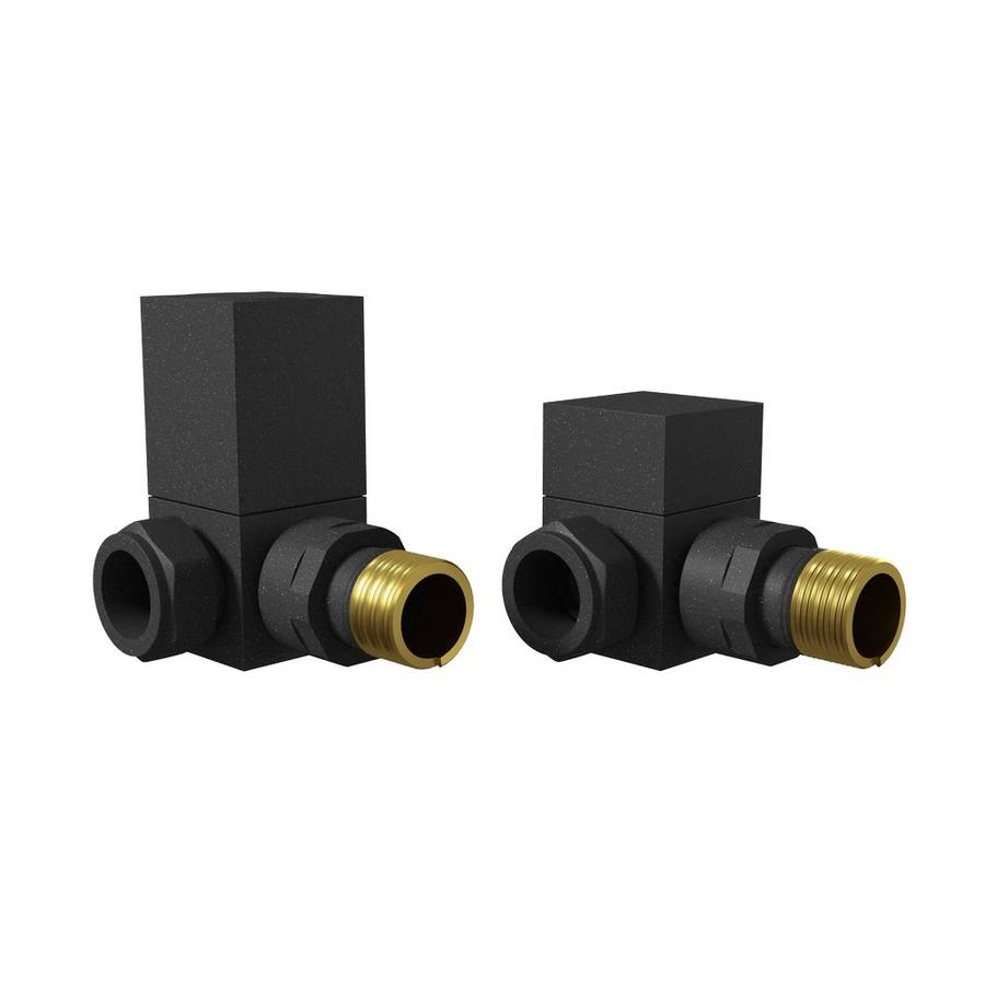 Essential Anthracite 15mm Square Corner Valve Pair