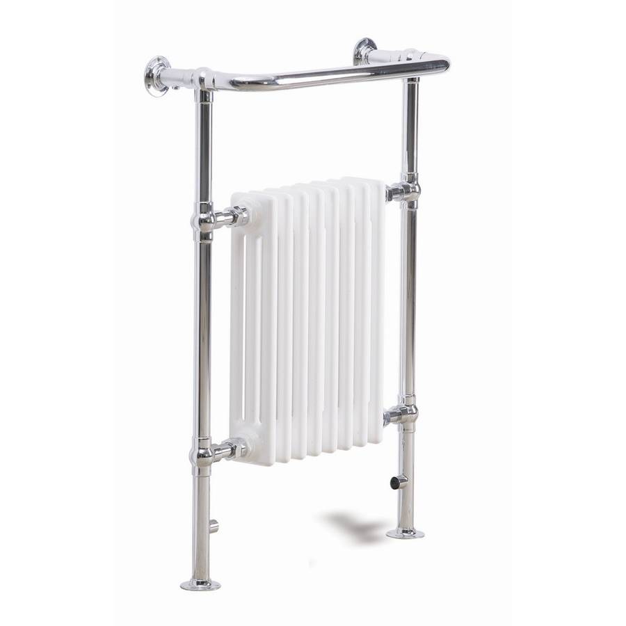 Essential Taurus Traditional Chrome 965 x 540mm Towel Warmer