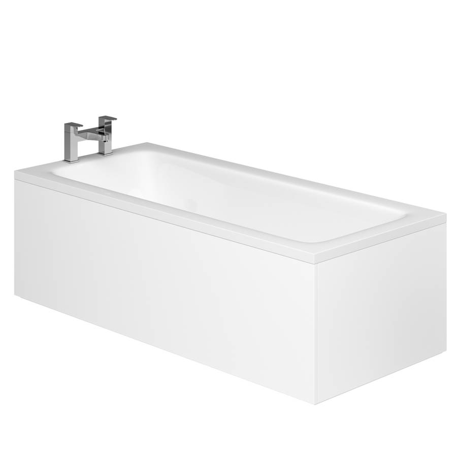 Essential Nevada White 1700mm Front Bath Panel