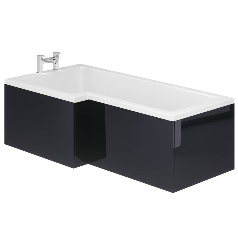 Essential Nevada Indigo 1700mm L Shaped Front Bath Panel