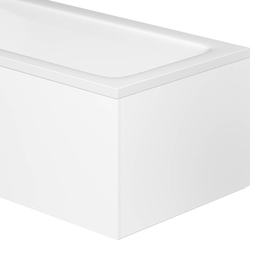 Essential Nevada White 700mm L Shaped End Bath Panel