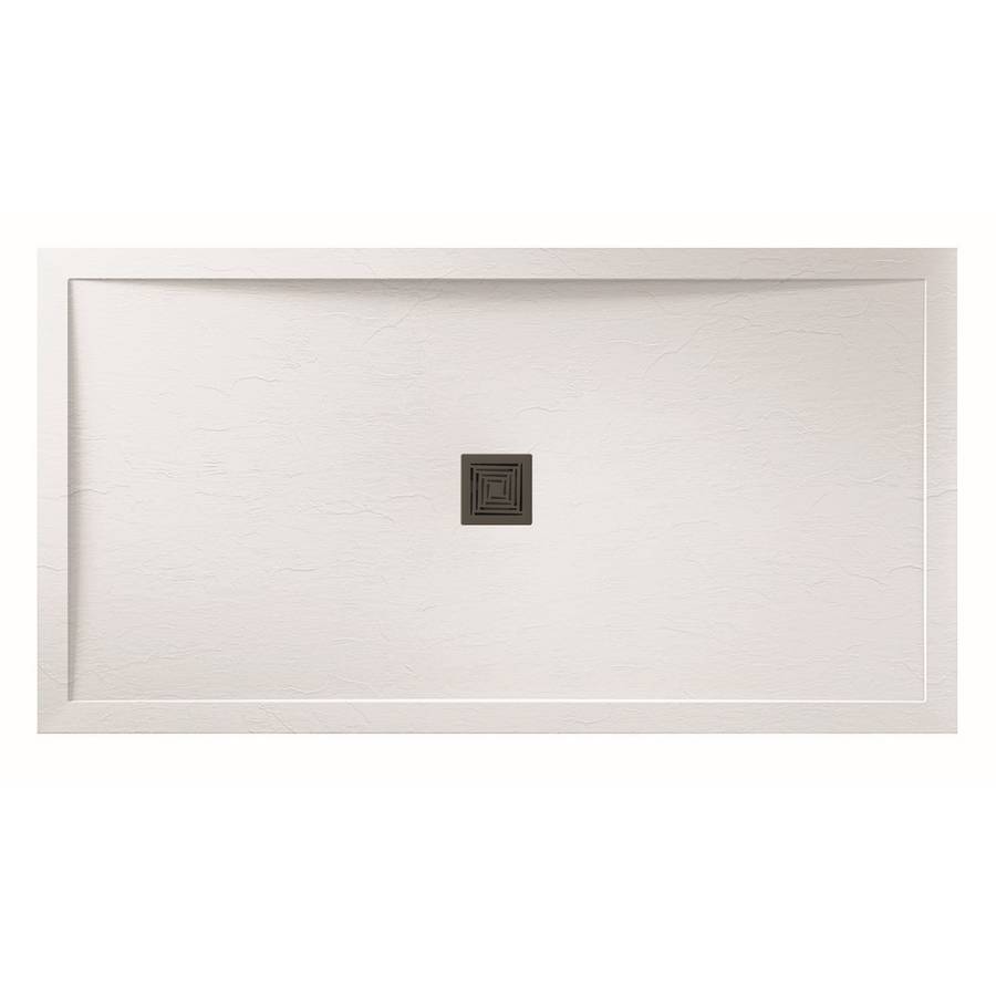 Aquadart Aqualavo White 1000x800 Rectangle Shower Tray 