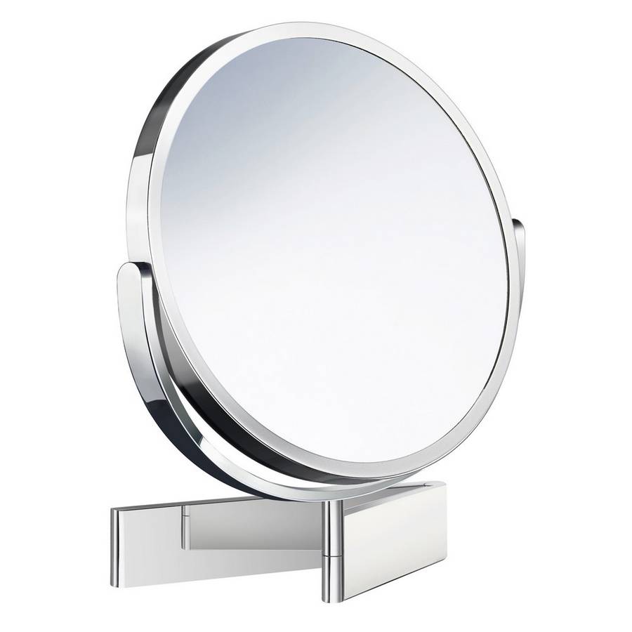 Smedbo Outline 200mm Chrome Wall Mounted Duel Mirror 