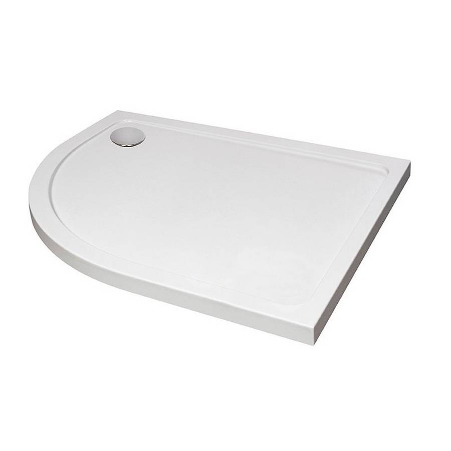Kartell 900x760mm LH Offset Quadrant Low Profile Shower Tray 