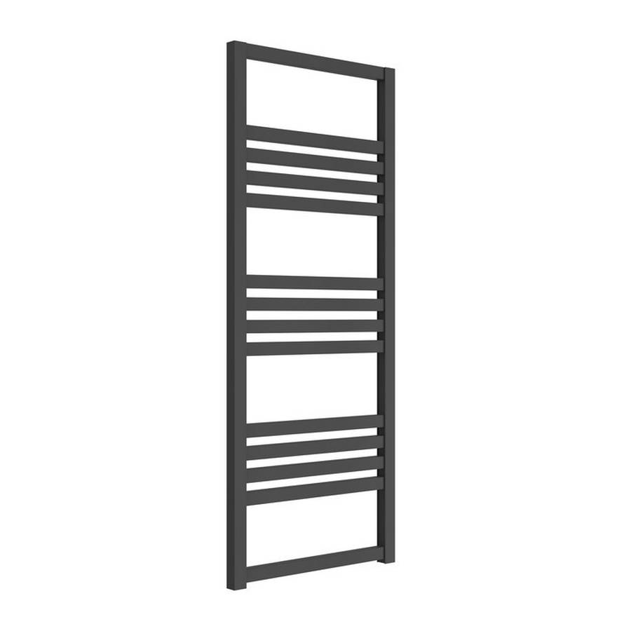 Reina Bolca 1200x485mm Anthracite Aluminium Towel Radiator