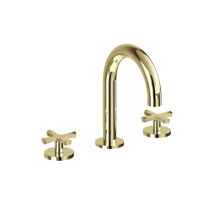 Burlington Riviera Gold Deck Mounted Basin Mixer