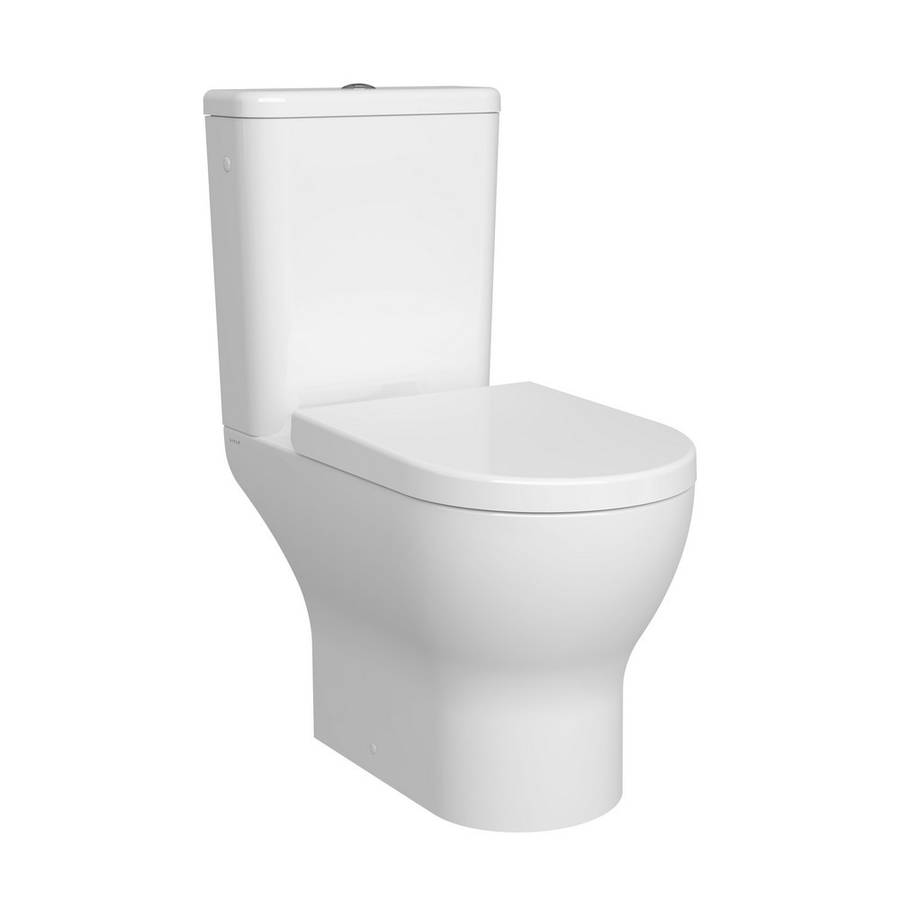 Kartell Eklipse Round Open Back Close Coupled WC Pan and Cistern