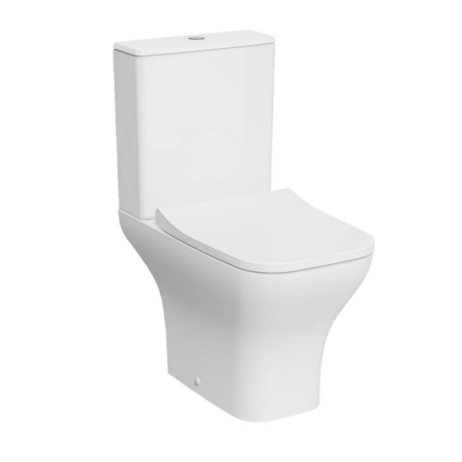 Kartell Eklipse Square Open Back Close Coupled WC Pan and Cistern