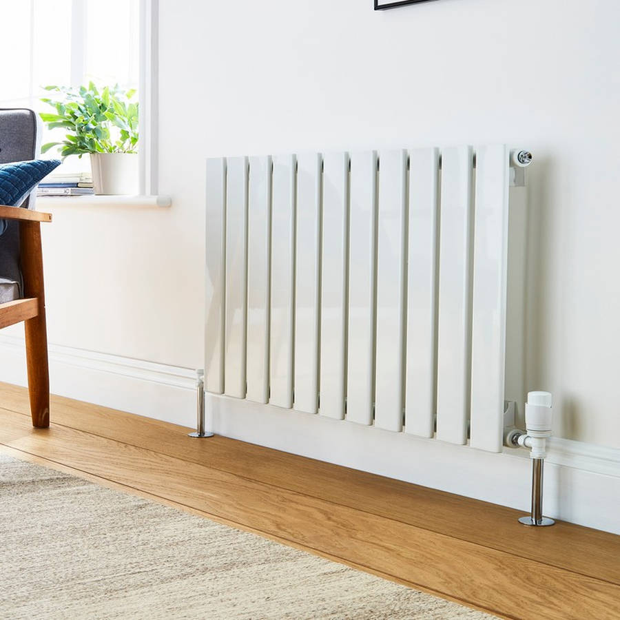 Kartell Boston 600x420mm White Single Designer Radiator