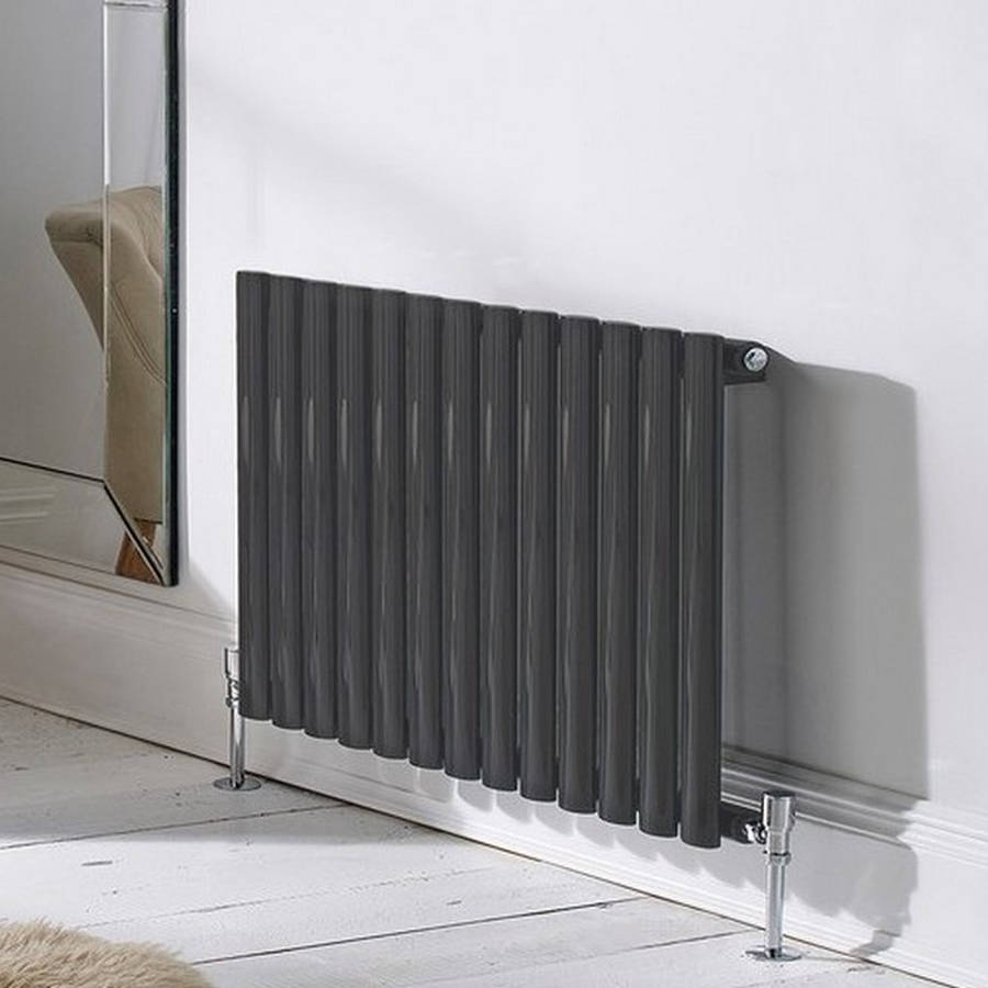 Kartell Aspen 600x550mm Anthracite Double Designer Radiator | Westside ...