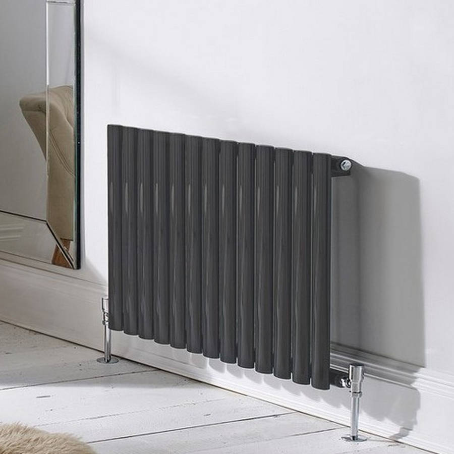 Kartell Aspen 600x1450mm Anthracite Double Designer Radiator | Westside ...