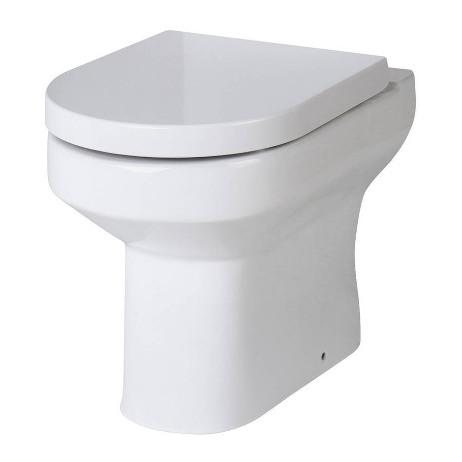 Nuie Harmony Basin And Toilet Set White - CHM003.