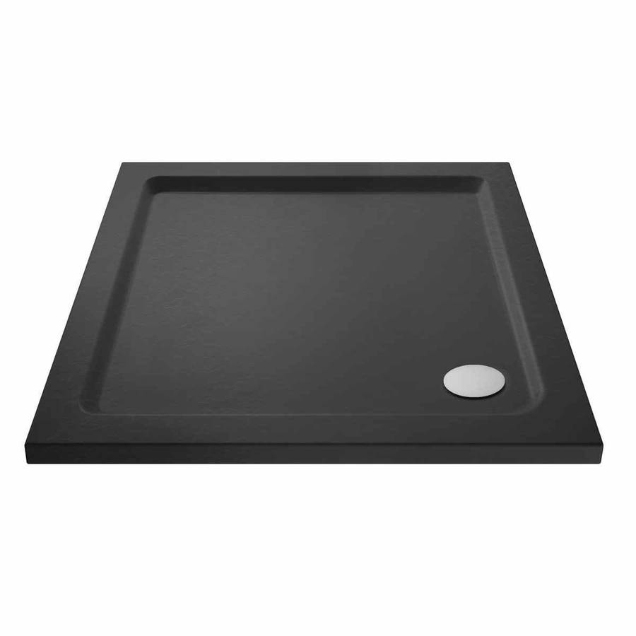 Nuie 760x760mm Slate Grey Square Shower Tray