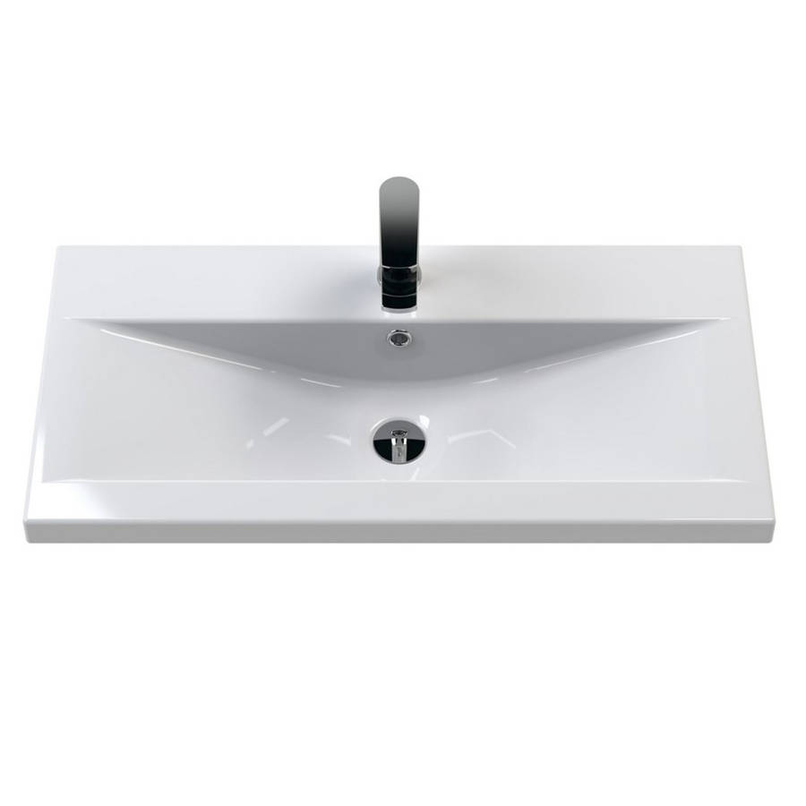 Nuie 600mm Mid Edge Ceramic Furniture Basin