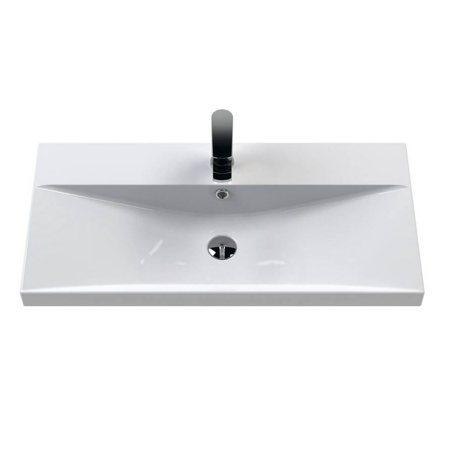 Nuie 600mm Thin Edge Ceramic Furniture Basin