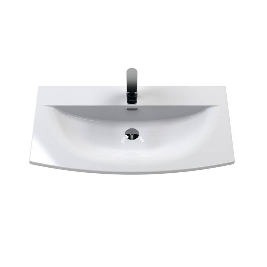 Nuie 600mm Curved Ceramic Furniture Basin