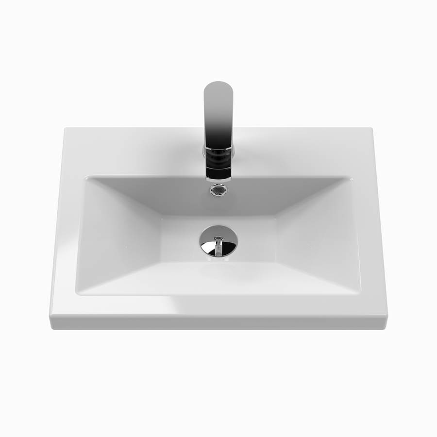 Nuie 600mm Compact Ceramic Furniture Basin