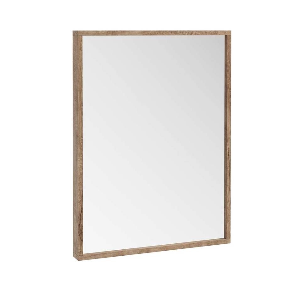 Scudo Ambience 800 x 600mm Rustic Oak Mirror