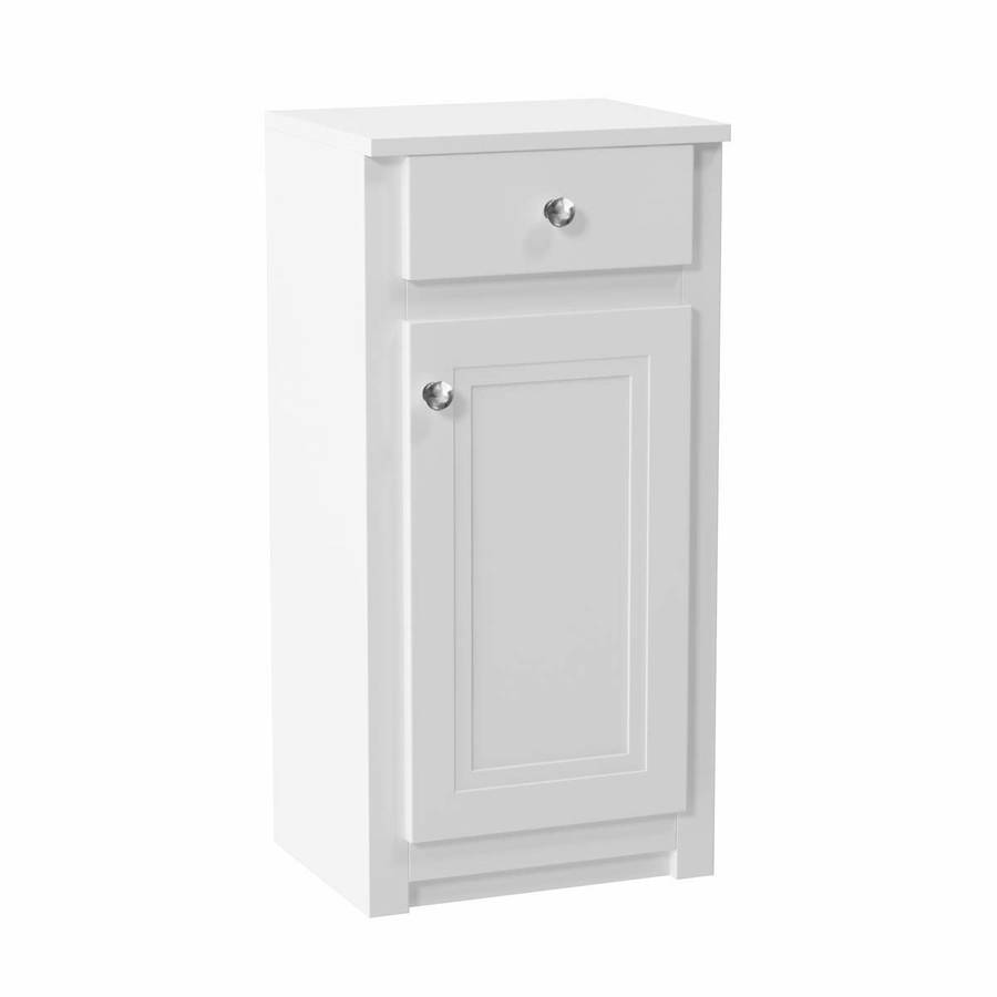 Scudo Classica 400mm Chalk White Side Cabinet with Drawer