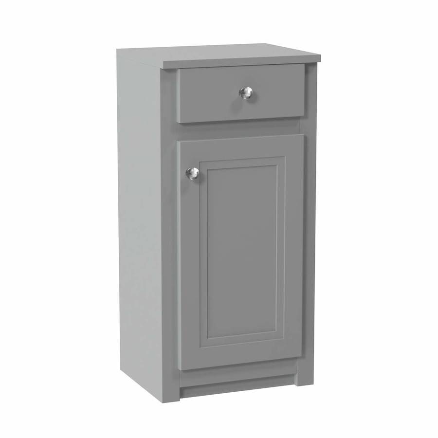 Scudo Classica 400mm Stone Grey Side Cabinet with Drawer