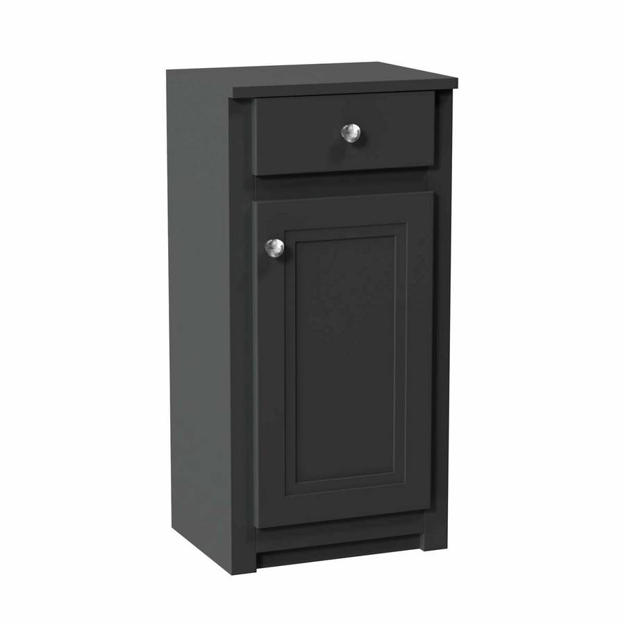 Scudo Classica 400mm Charcoal Grey Side Cabinet with Drawer