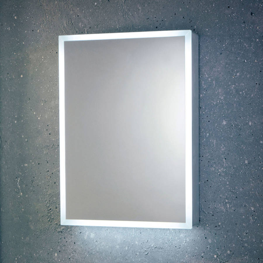 Scudo Mia 500 x 700mm Single Door LED Mirror Cabinet