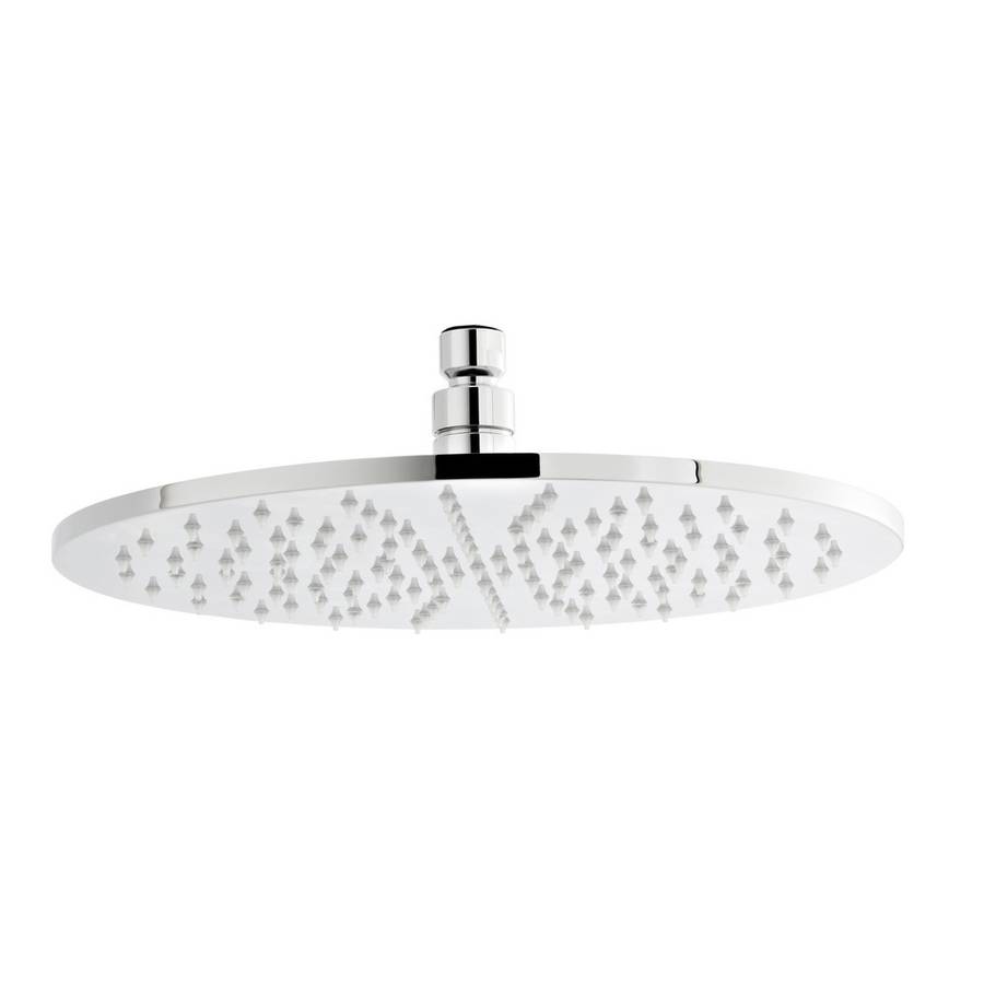 Nuie Round Chrome 300mm LED Fixed Shower Head