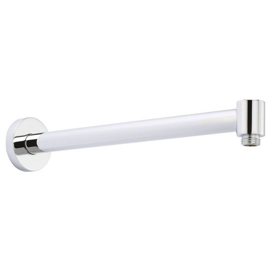 Nuie Round Chrome Wall Mounted Shower Arm
