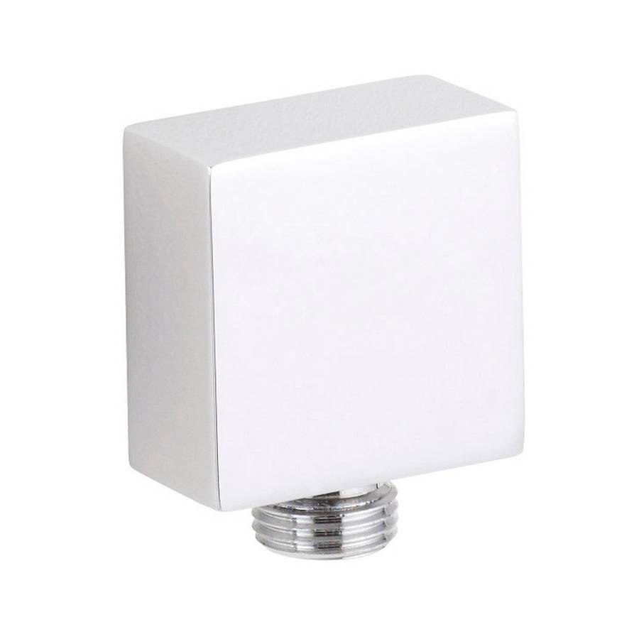 Nuie Square Chrome Outlet Elbow