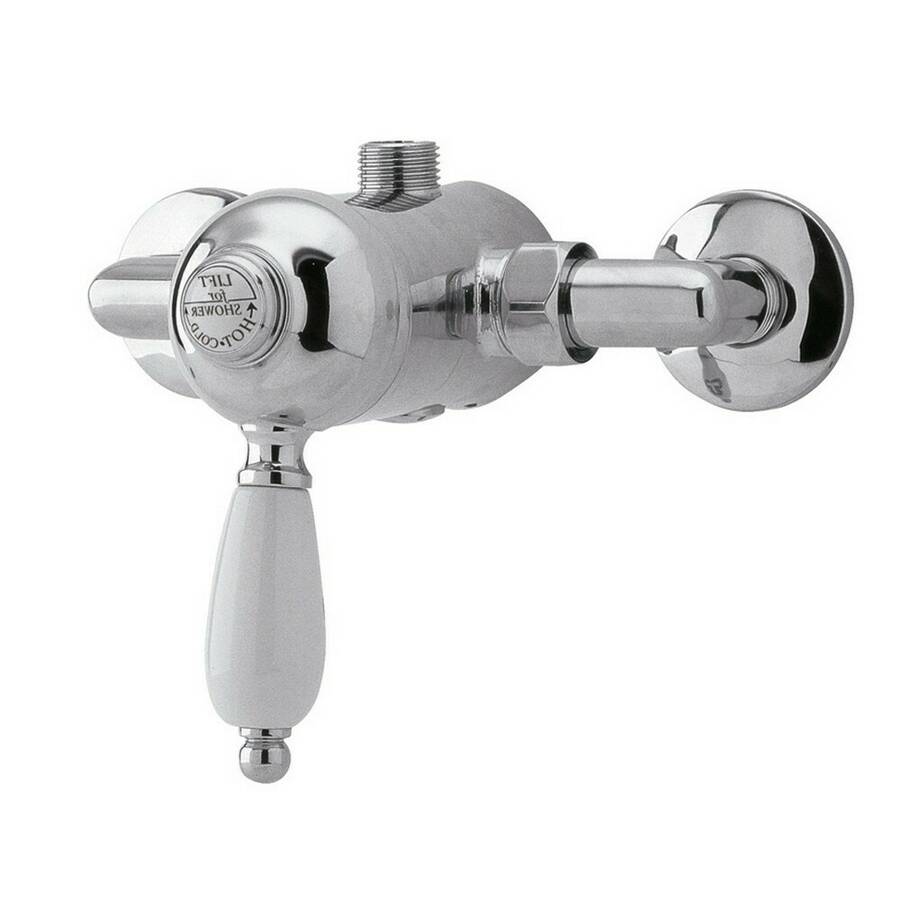 Nuie Edwardian Chrome Manual Concealed or Exposed Shower Valve