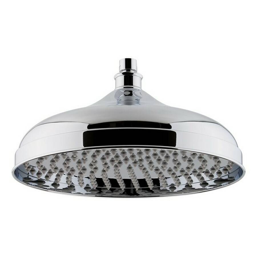 Nuie Traditional Chrome 300mm Apron Fixed Shower Head