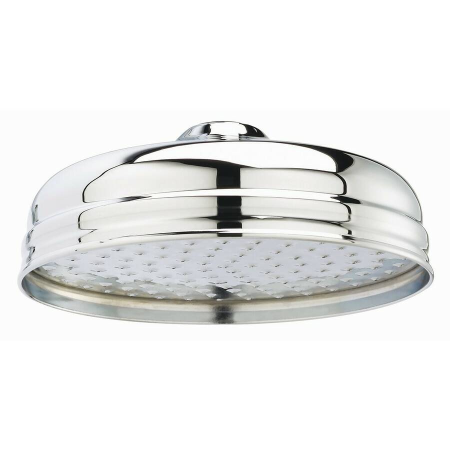 Nuie Traditional Chrome 195mm Apron Fixed Shower Head