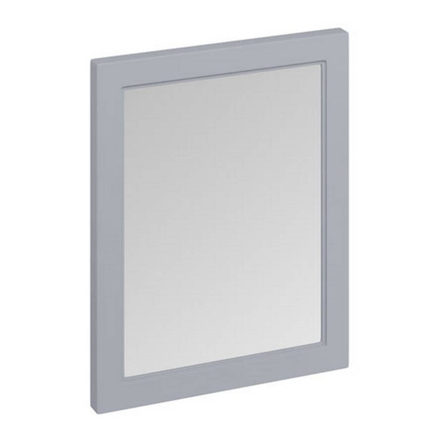 Burlington Framed 600mm Bathroom Mirror in Grey