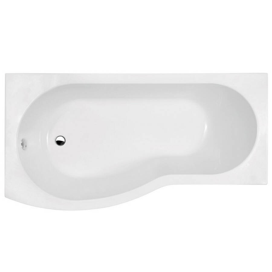 Nuie 1700 x 900mm LH B Shaped Shower Bath