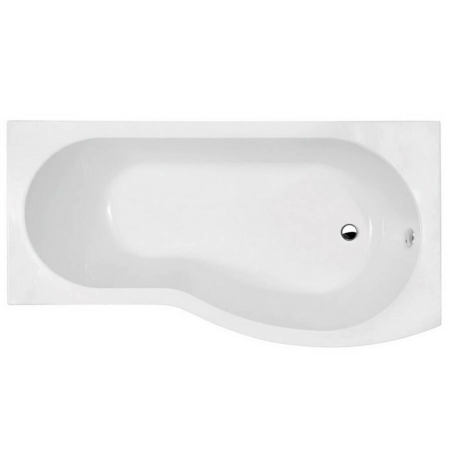 Nuie 1700 x 900mm RH B Shaped Shower Bath