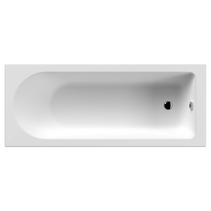 Nuie Barmby 1800 x 800mm Round Single Ended Bath