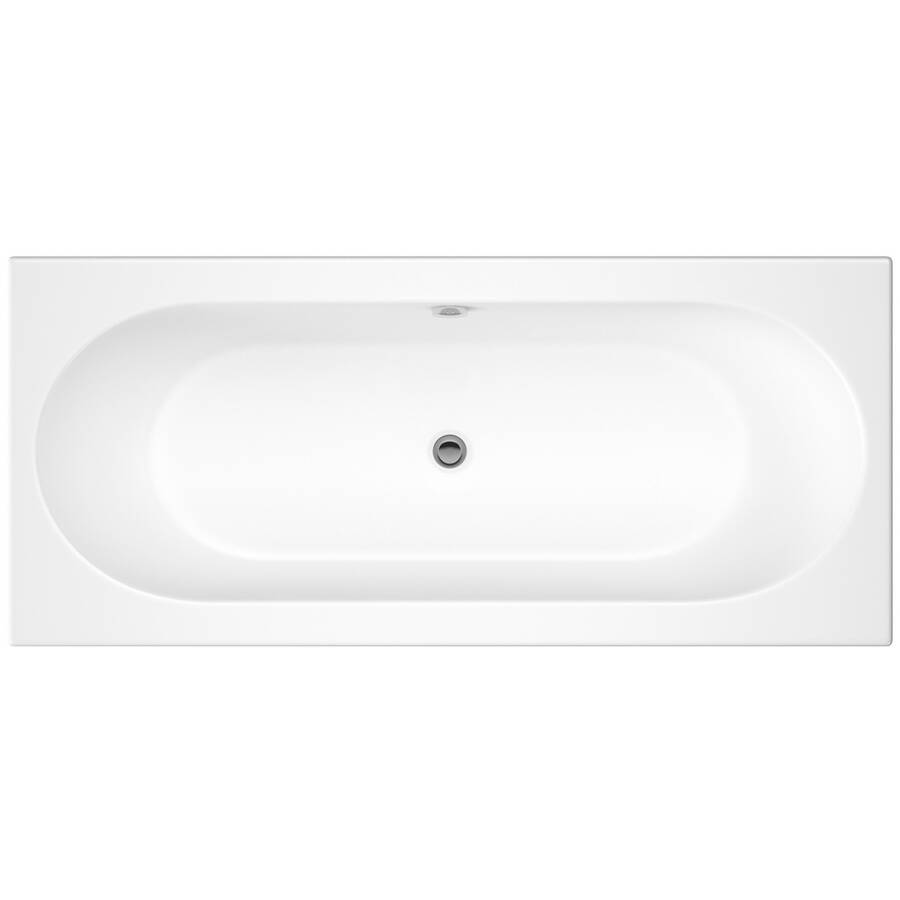 Nuie Otley 1700 x 700mm Round Eternalite Double Ended Bath