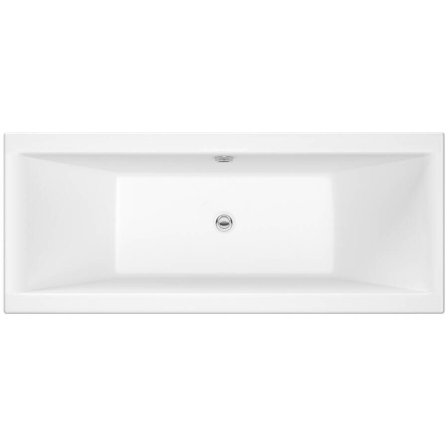 Nuie Asselby 1700 x 750mm Square Double Ended Bath