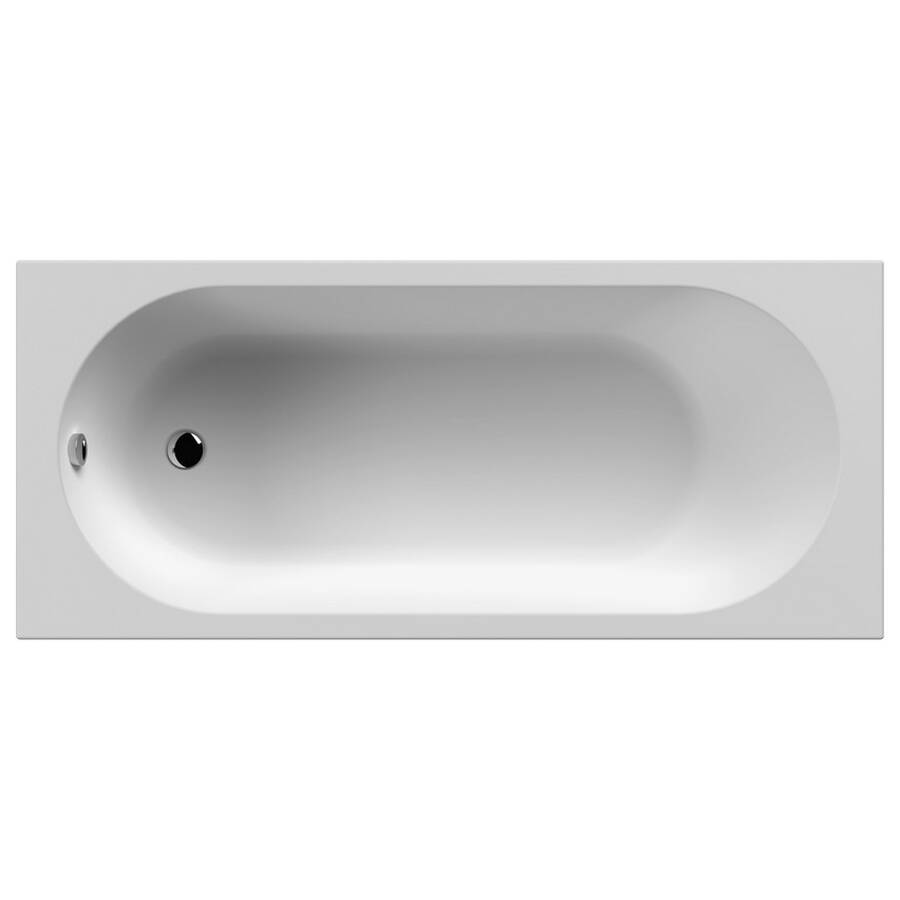 Nuie Imperial 1675 x 700mm Round Single Ended Bath