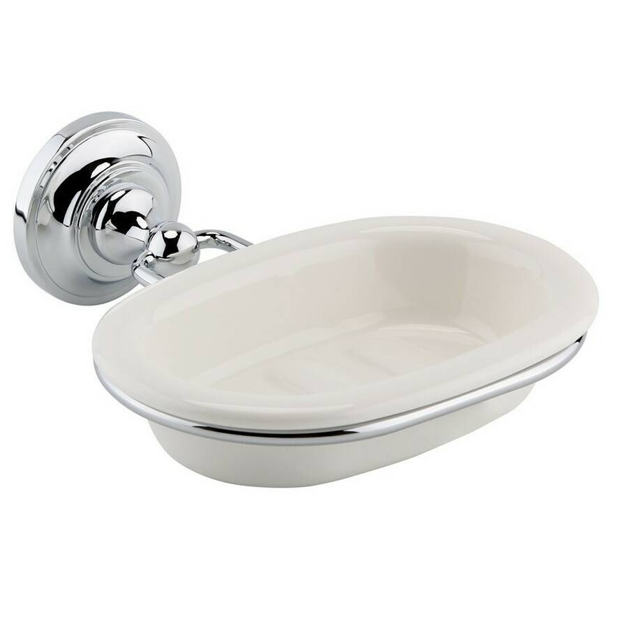 Nuie Chrome Traditional Soap Dish