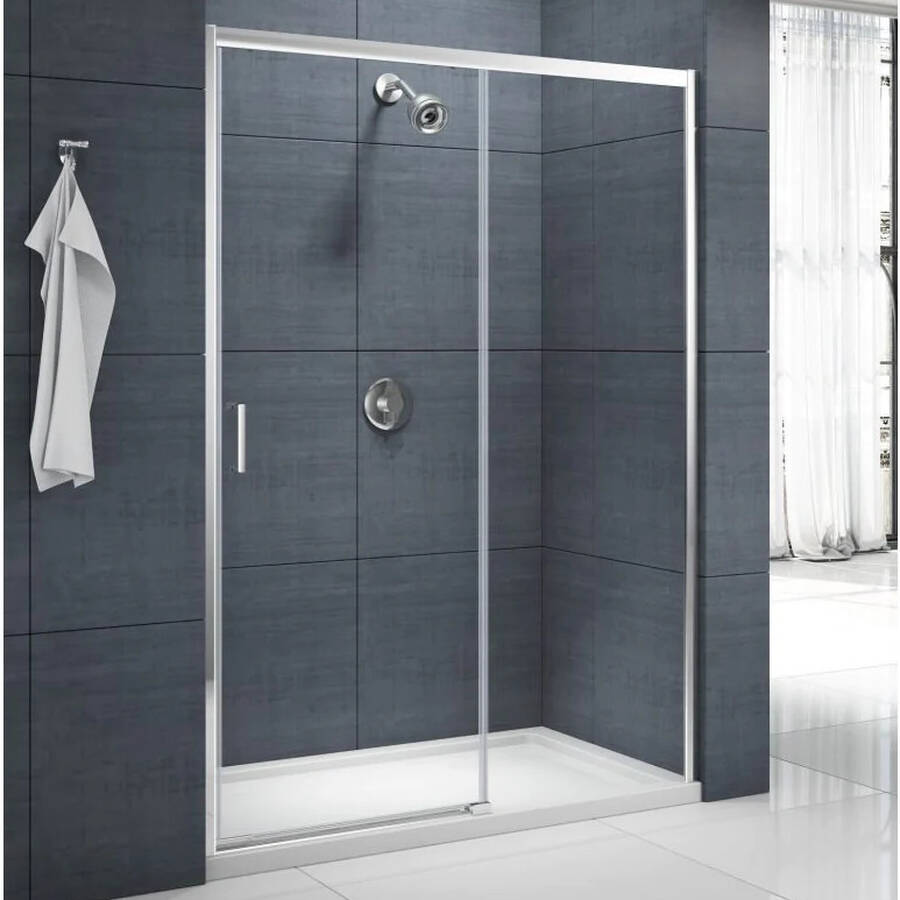 Merlyn Mbox 1000mm Chrome RH Low Level Access Sliding Shower Door