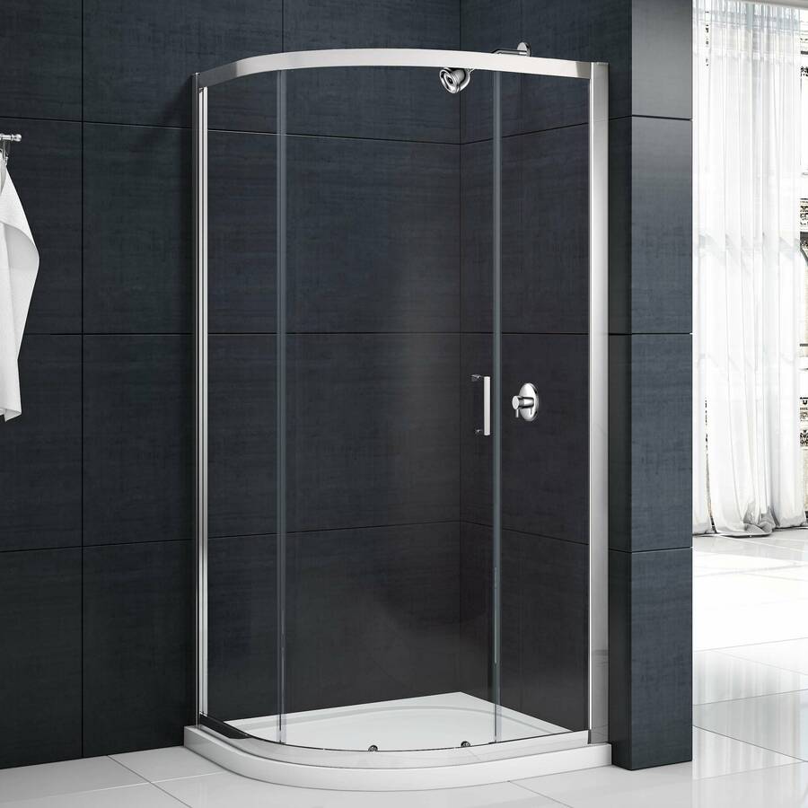 Merlyn Mbox 1000mm Chrome One Door Quadrant Shower Enclosure