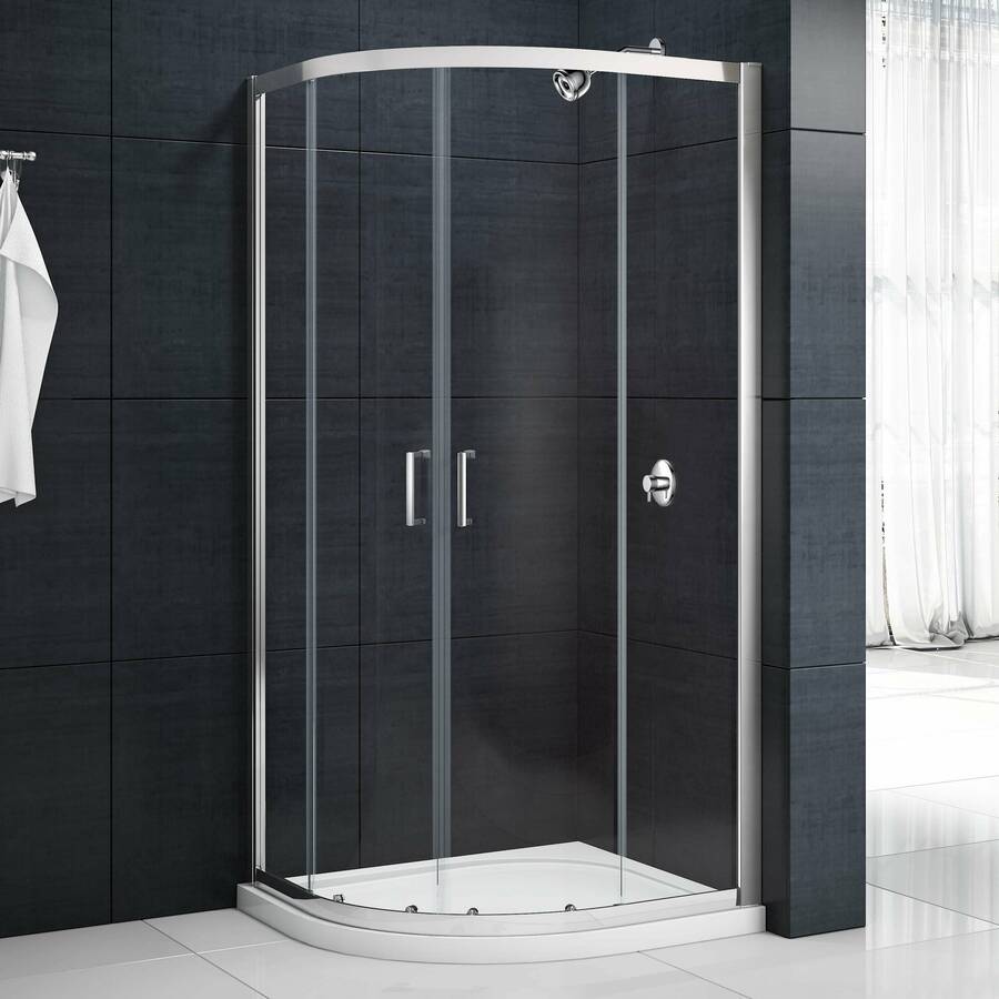 Merlyn Mbox 900mm Chrome Two Door Quadrant Shower Enclosure