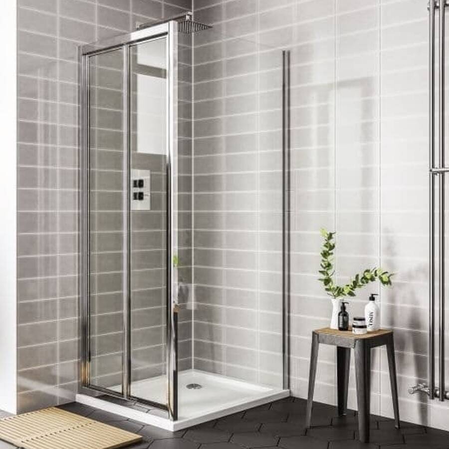 Essential Spring2 800mm Shower Side Panel